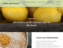 Tablet Screenshot of cakes-and-travel.com